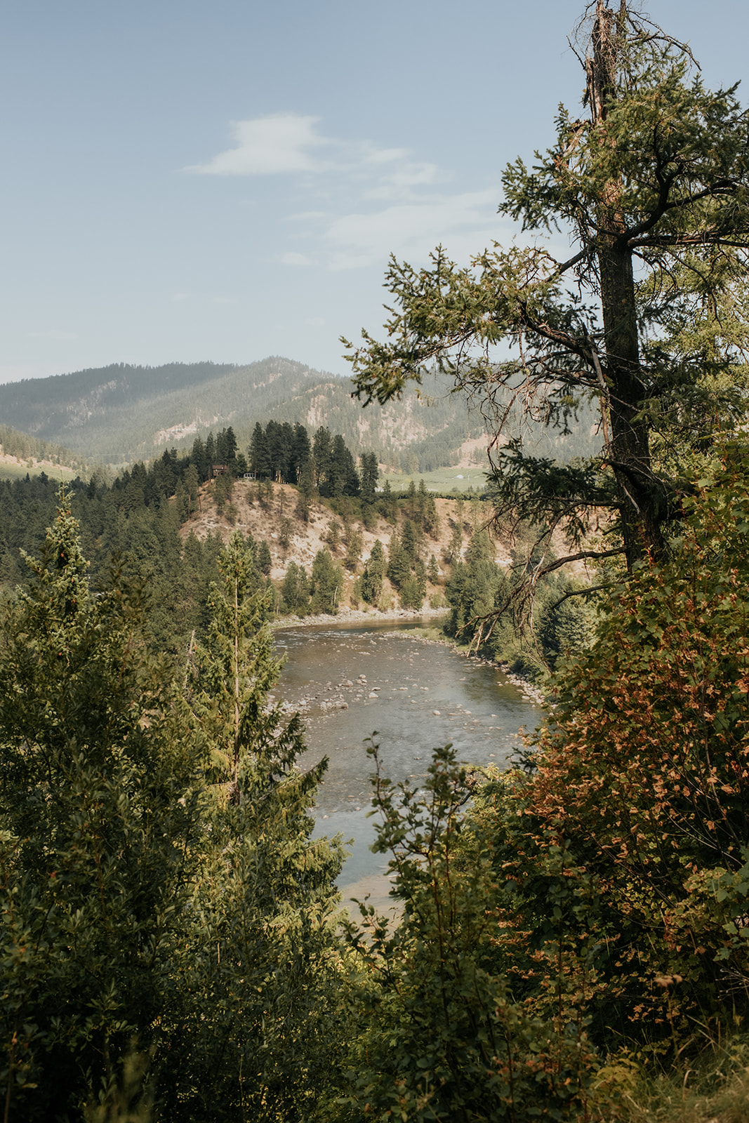 River and mountain views